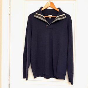 . Armani Collezioni wool-blend Men’s Navy color Sweater Size XL.